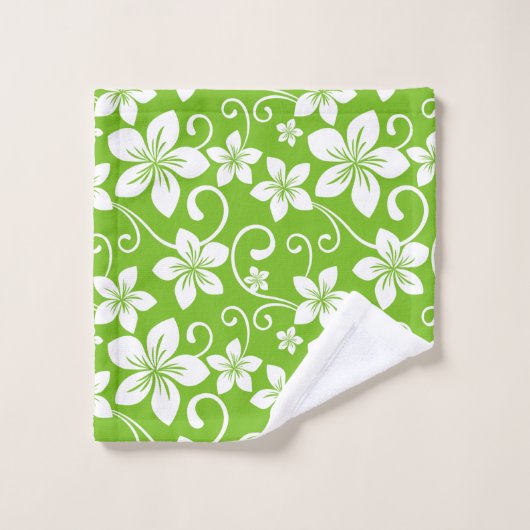 BLAUWE HAWAII (LIMOEN) BATH TOWEL SET BAD HANDDOEK (Wasdoekje)