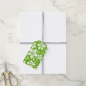 BLAUWE HAWAII (LIMOEN) CADEAULABEL (Met Touw)