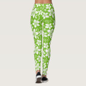 BLAUWE HAWAII (LIMOEN) LEGGINGS (Achterkant)