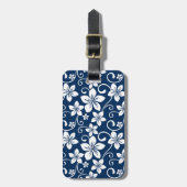 BLAUWE HAWAII (NAVY BLUE) BAGAGELABEL (Voorkant verticaal)