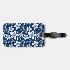 BLAUWE HAWAII (NAVY BLUE) BAGAGELABEL