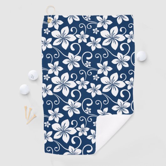 BLAUWE HAWAII (NAVY BLUE) GOLFHANDDOEK (Insitu)