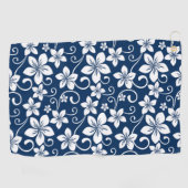 BLAUWE HAWAII (NAVY BLUE) GOLFHANDDOEK (Horizontaal)