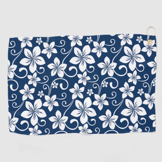 BLAUWE HAWAII (NAVY BLUE) GOLFHANDDOEK (Horizontaal)