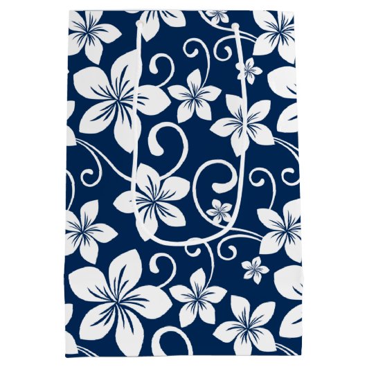 BLAUWE HAWAII (NAVY BLUE) MEDIUM CADEAUZAKJE (Achterkant)