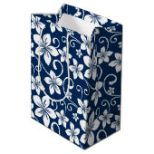 BLAUWE HAWAII (NAVY BLUE) MEDIUM CADEAUZAKJE (Achterkant Gekanteld)