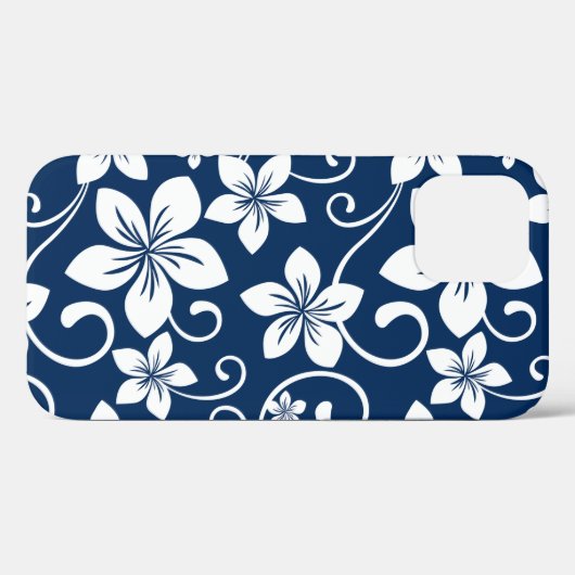 BLAUWE HAWAII (NAVY) Case-Mate iPhone CASE (Achterkant (horizontaal))