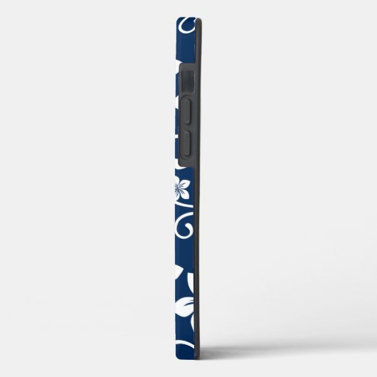 BLAUWE HAWAII (NAVY) Case-Mate iPhone CASE (Achterkant / Links)