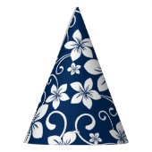 BLAUWE HAWAII (NAVY) FEESTHOEDJES (Links)