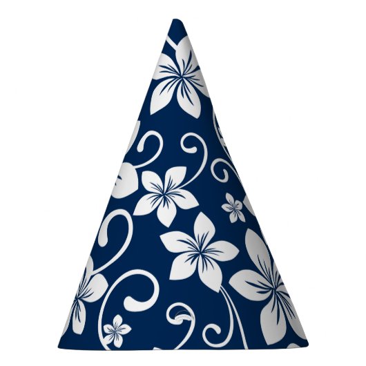 BLAUWE HAWAII (NAVY) FEESTHOEDJES (Rechts)