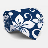 BLAUWE HAWAII (NAVY) STROPDAS (Opgerold)