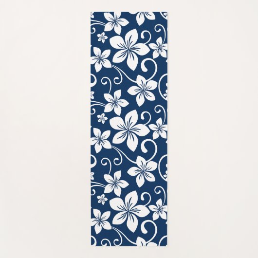 BLAUWE HAWAII (NAVY) YOGAMAT (Voorkant)