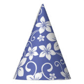 BLAUWE HAWAII (PERIWINKEL) FEESTHOEDJES (Links)