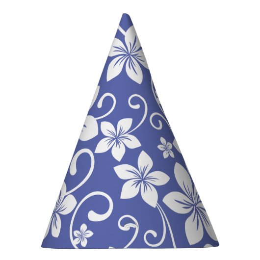 BLAUWE HAWAII (PERIWINKEL) FEESTHOEDJES (Rechts)