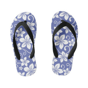 BLAUWE HAWAII (PERIWINKEL) KINDER TEENSLIPPERS