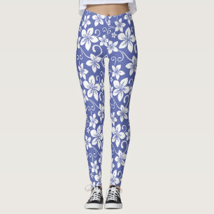 BLAUWE HAWAII (PERIWINKEL) LEGGINGS