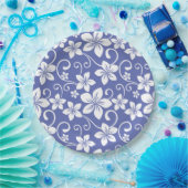 BLAUWE HAWAII (PERIWINKEL) PAPIEREN BORDJE (Feest)