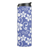 BLAUWE HAWAII (PERIWINKEL) THERMALE TUMBLER THERMOSBEKER (Gedraaid links)