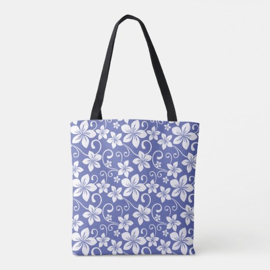 BLAUWE HAWAII (PERIWINKEL) TOTE BAG (Achterkant)