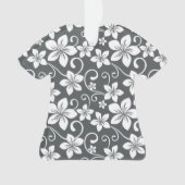 BLAUWE HAWAII (PEWTER) ORNAMENT (voorkant)