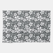BLAUWE HAWAII (PEWTER) THEEDOEK (Horizontaal)
