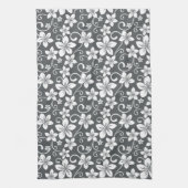 BLAUWE HAWAII (PEWTER) THEEDOEK (Verticaal)
