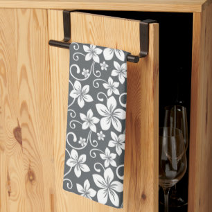 BLAUWE HAWAII (PEWTER) THEEDOEK