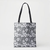 BLAUWE HAWAII (PEWTER) TOTE BAG (Voorkant)