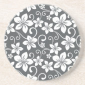 BLAUWE HAWAII (PEWTER) ZANDSTEEN ONDERZETTER (Voorkant)