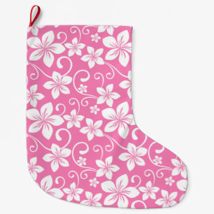 BLAUWE HAWAII (PINK) GROTE KERSTSOK
