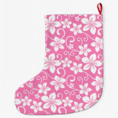 BLAUWE HAWAII (PINK) GROTE KERSTSOK (Achterkant)