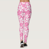BLAUWE HAWAII (PINK) LEGGINGS (Achterkant)