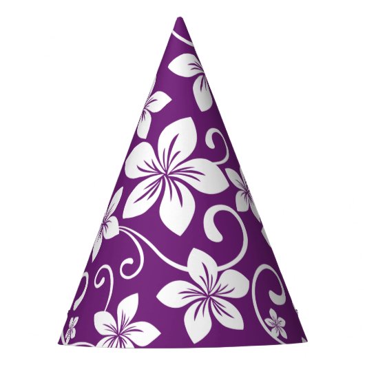 BLAUWE HAWAII (PLUM) FEESTHOEDJES (Voorkant)
