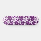 BLAUWE HAWAII (PLUM) PERSOONLIJK SKATEBOARD (Horizontaal)