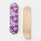 BLAUWE HAWAII (PLUM) PERSOONLIJK SKATEBOARD (Voorkant)