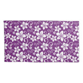 BLAUWE HAWAII (PLUM) Pillowcase Kussensloop (Achterkant-Rechts)