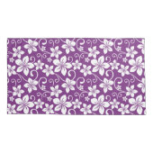BLAUWE HAWAII (PLUM) Pillowcase Kussensloop (Achterkant-Links)