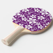BLAUWE HAWAII (PLUM) TAFELTENNISBATJE (Voorkant Gekanteld)