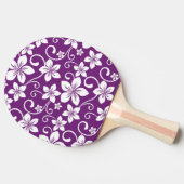 BLAUWE HAWAII (PLUM) TAFELTENNISBATJE (Zijkant)