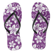 BLAUWE HAWAII (PLUM) TEENSLIPPERS (Voetbed)