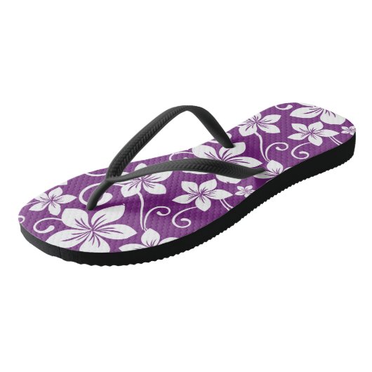 BLAUWE HAWAII (PLUM) TEENSLIPPERS (Schuin)