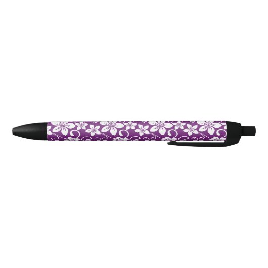 BLAUWE HAWAII (PLUM) ZWARTE INKT PEN (Bodem)
