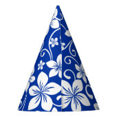 BLAUWE HAWAII (ROYAL BLUE) FEESTHOEDJES (Achterkant)