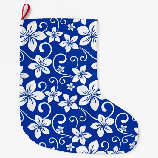 BLAUWE HAWAII (ROYAL BLUE) GROTE KERSTSOK (Voorkant)