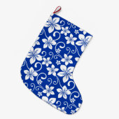 BLAUWE HAWAII (ROYAL BLUE) GROTE KERSTSOK (Voorkant (Hangend))