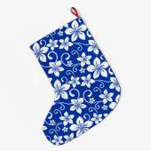 BLAUWE HAWAII (ROYAL BLUE) GROTE KERSTSOK (Achterkant (Hangend))