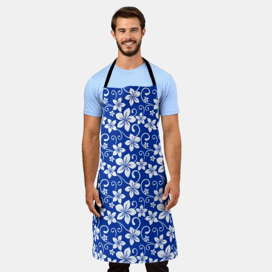 BLAUWE HAWAII (ROYAL BLUE) SCHORT (Gedragen)