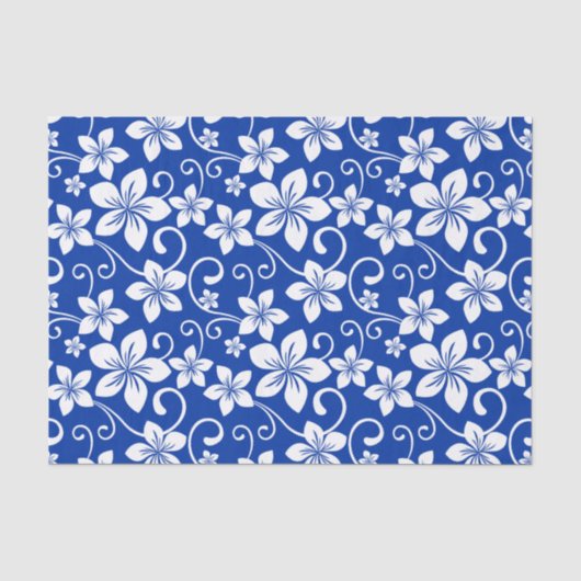 BLAUWE HAWAII (ROYAL BLUE) TISSUEPAPIER (Voorkant)