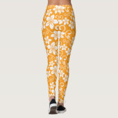 BLAUWE HAWAII (TANGERINE) LEGGINGS (Achterkant)