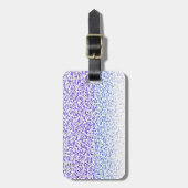 Blauwe Haze Bagagelabel (Voorkant verticaal)